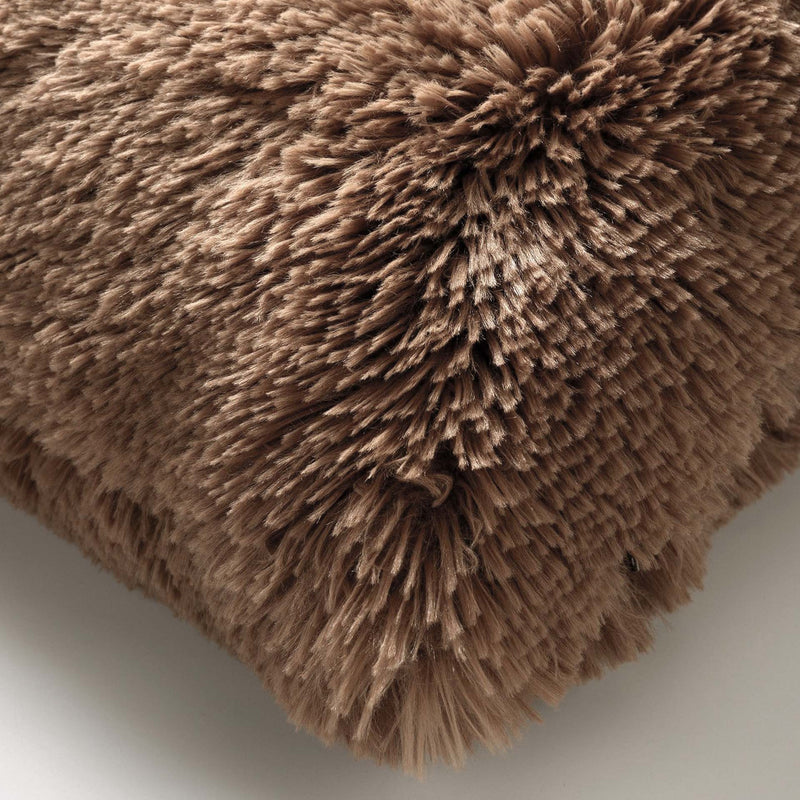 Dutch Decor sierkussen Fluffy 45x45 cm Tobacco Brown-ROGON (wonen)-Bouwhof shop
