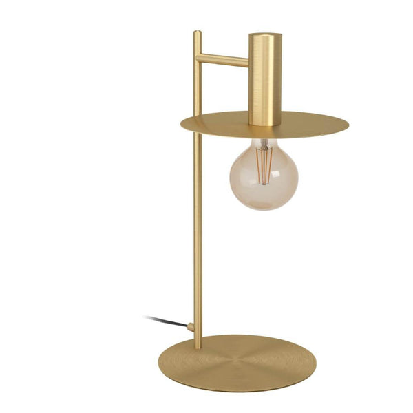 Eglo gouden tafellamp Escandell, mat, E27-EGLO Verlichting Nederland B.V.-Bouwhof shop