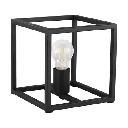 Eglo industriële tafellamp Blackcrown, zwart, E27-EGLO Verlichting Nederland B.V.-Bouwhof shop