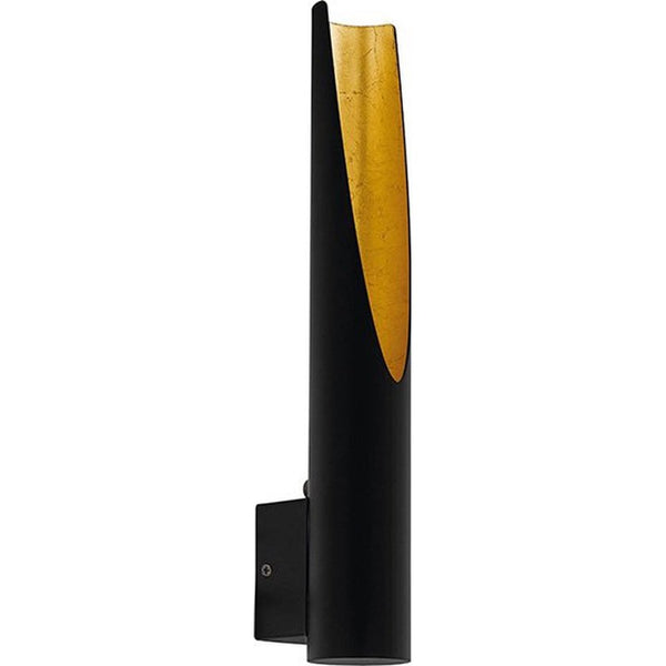 Eglo wandlamp Barbotta, zwart/goud, GU10, 39 cm-EGLO Verlichting Nederland B.V.-Bouwhof shop
