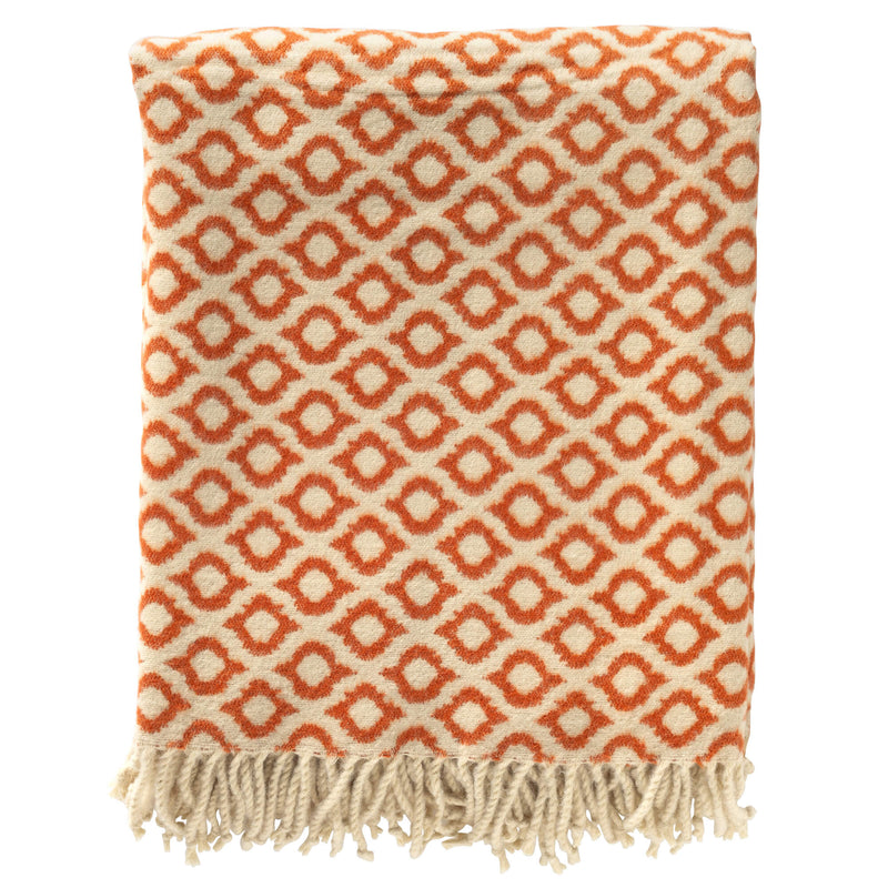 Hoii plaid Isabella 150x200 cm Potters Clay oranje-ROGON (wonen)-Bouwhof shop