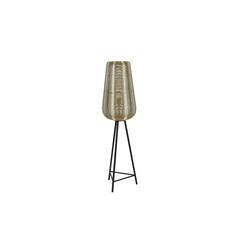 Light & Living Adeta vloerlamp goud+mat zwart 37x135 cm-LIGHT & LIVING [BO] (verlichting)-Bouwhof shop