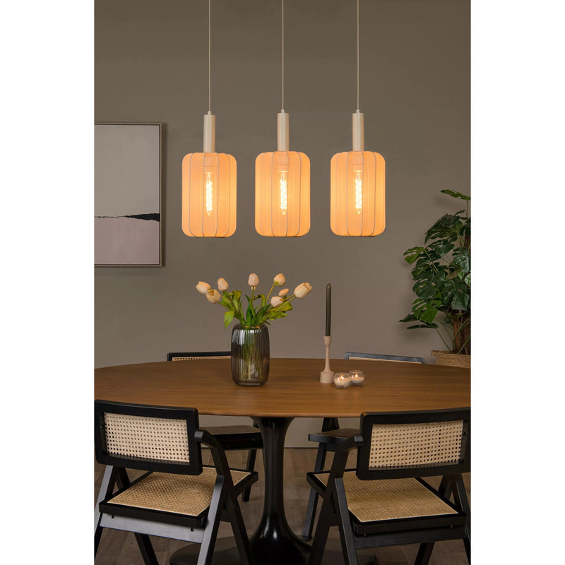 Lucide Corina hanglamp beige-LUCIDE (verlichting)-Bouwhof shop