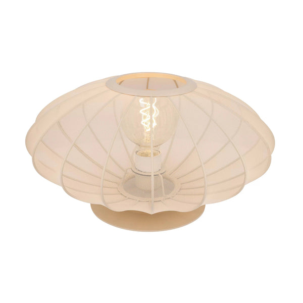 Lucide Corina tafellamp beige Ø40 cm-LUCIDE (verlichting)-Bouwhof shop