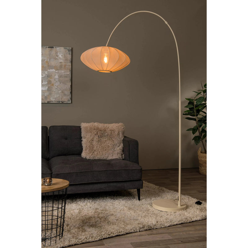 Lucide Corina vloerlamp beige-LUCIDE (verlichting)-Bouwhof shop