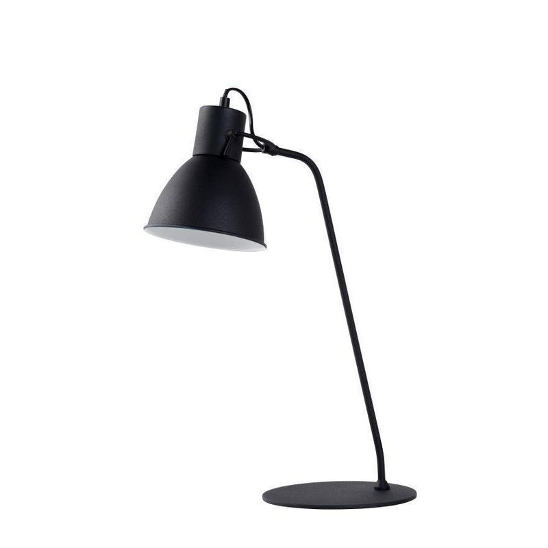 Lucide SHADI - Bureaulamp - Ø 20 cm - 1xE14 - Zwart-LUCIDE-Bouwhof shop (6143452283056)