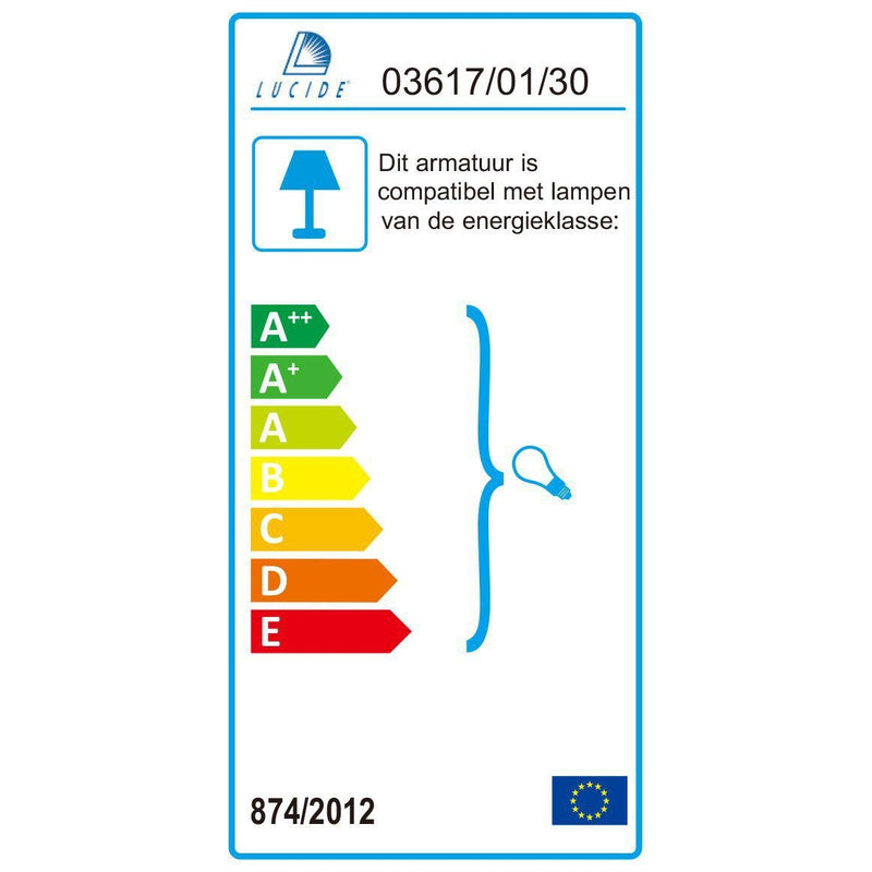 Lucide SHADI - Bureaulamp - Ø 20 cm - 1xE14 - Zwart-LUCIDE-Bouwhof shop (6143452283056)