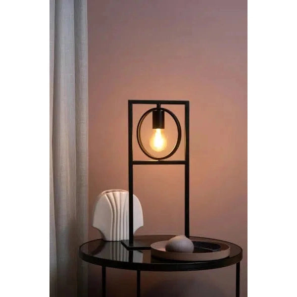Lucide Suus tafellamp 1xE27 zwart-LUCIDE (verlichting)-Bouwhof shop