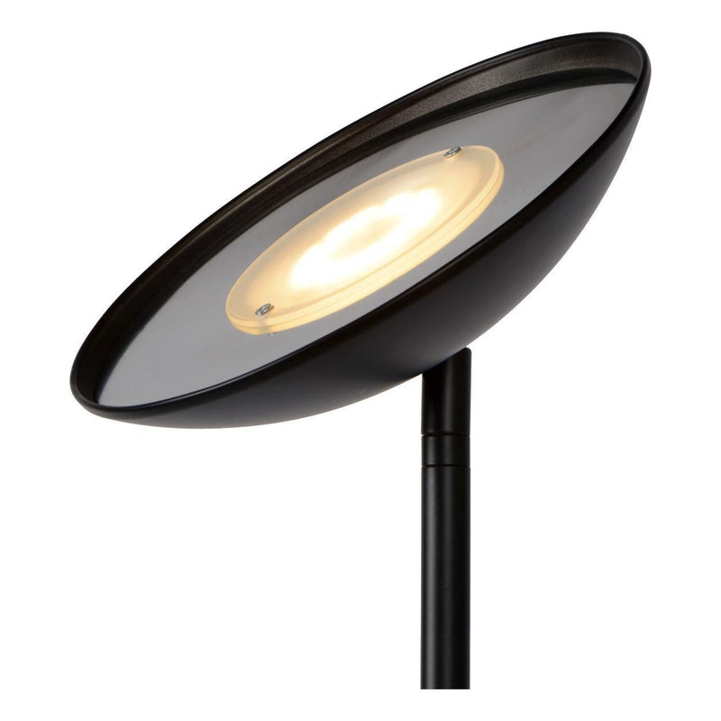 Lucide Zenith leeslamp - Ø 25.4 cm - LED dimbaar - 3000K - zwart-LUCIDE-Bouwhof shop (6627229008048)