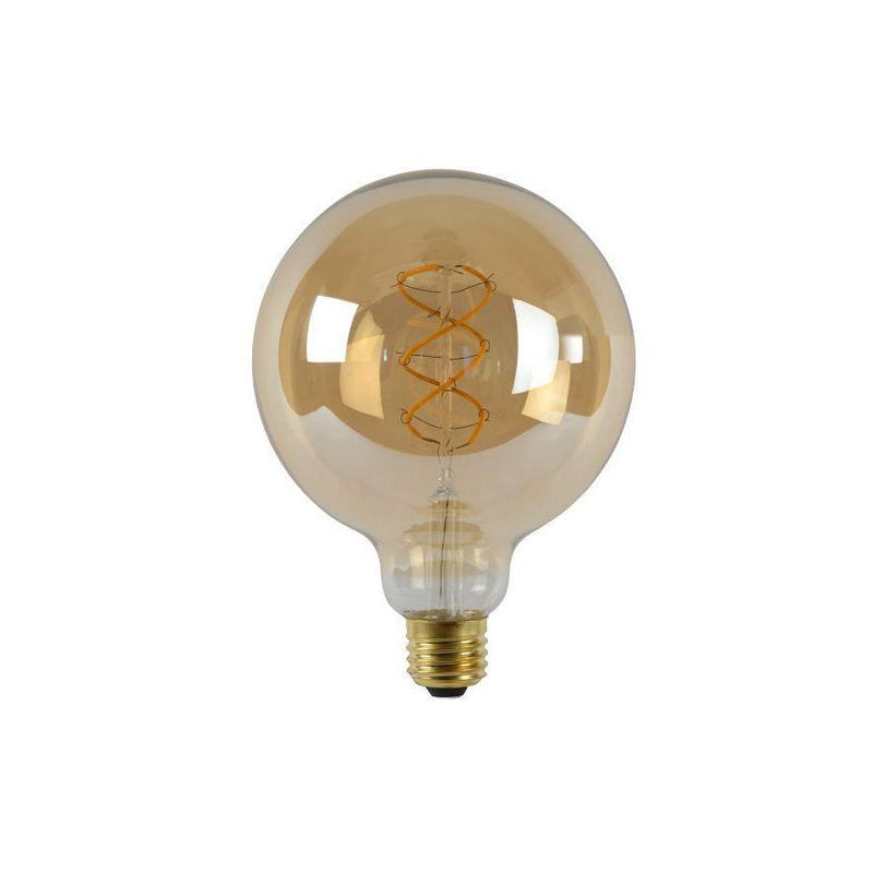 Lucide filament lamp - ø 12.5 Cm - led dimbaar - e27 - 1x5w 2200k - amber-LUCIDE-Bouwhof shop (6143430361264)