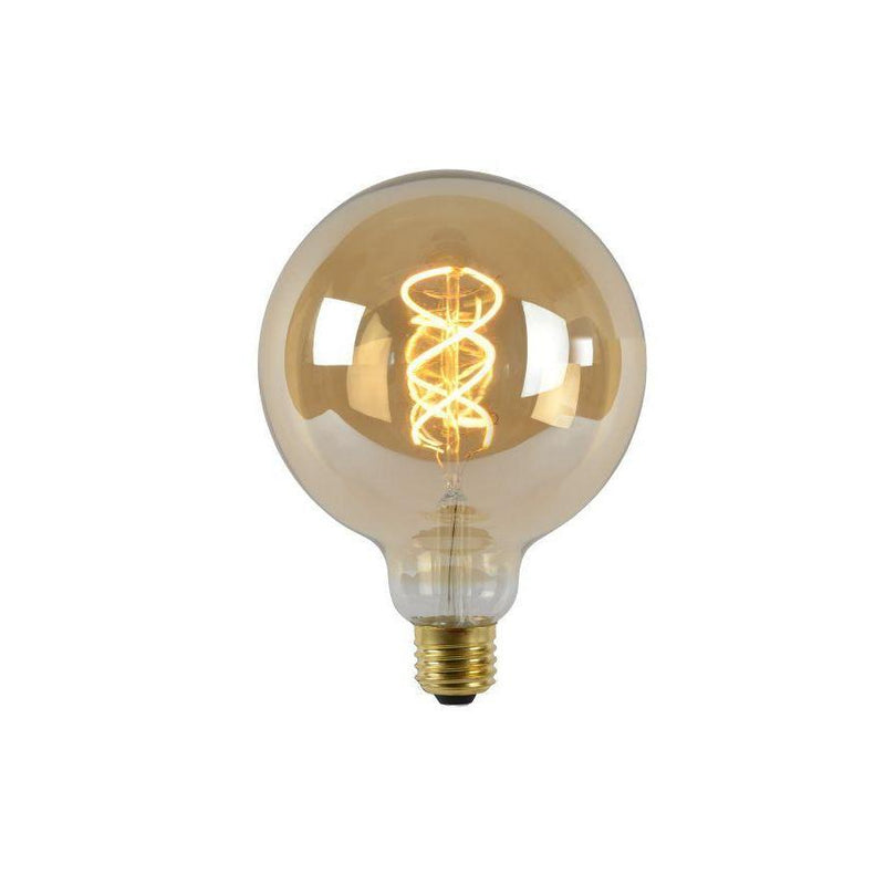 Lucide filament lamp - ø 12.5 Cm - led dimbaar - e27 - 1x5w 2200k - amber-LUCIDE-Bouwhof shop (6143430361264)