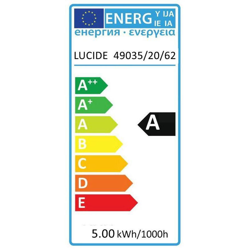 Lucide filament lamp - ø 3.2 Cm - led dimbaar - e27 - 1x5w 2200k - amber-LUCIDE-Bouwhof shop (6143453233328)