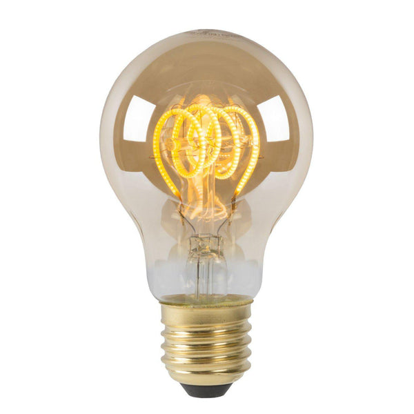 Lucide filament lamp - ø 6 cm - led dimbaar - e27 - 1x5w 2200k - amber-LUCIDE-Bouwhof shop (6143433081008)