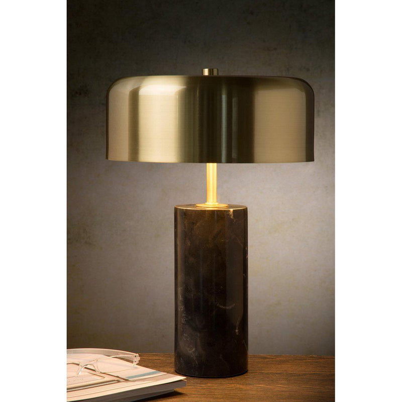 Lucide mirasol tafellamp - ø 25 cm - 3xg9 - zwart-LUCIDE-Bouwhof shop (6791388364976)
