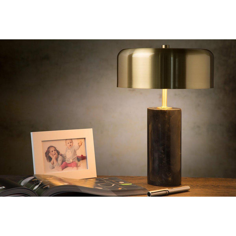 Lucide mirasol tafellamp - ø 25 cm - 3xg9 - zwart-LUCIDE-Bouwhof shop (6791388364976)