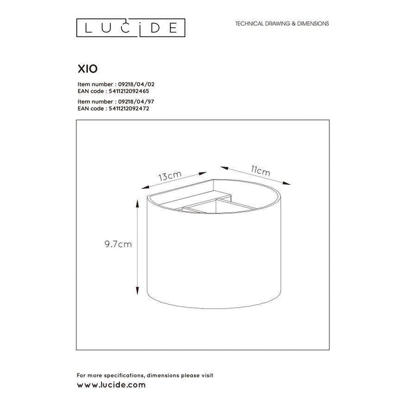 Lucide XIO - Wandlamp - LED Dimb. - G9 - 1x3,5W 2700K - Mat Goud / Messing-LUCIDE-Bouwhof shop (6143434424496)