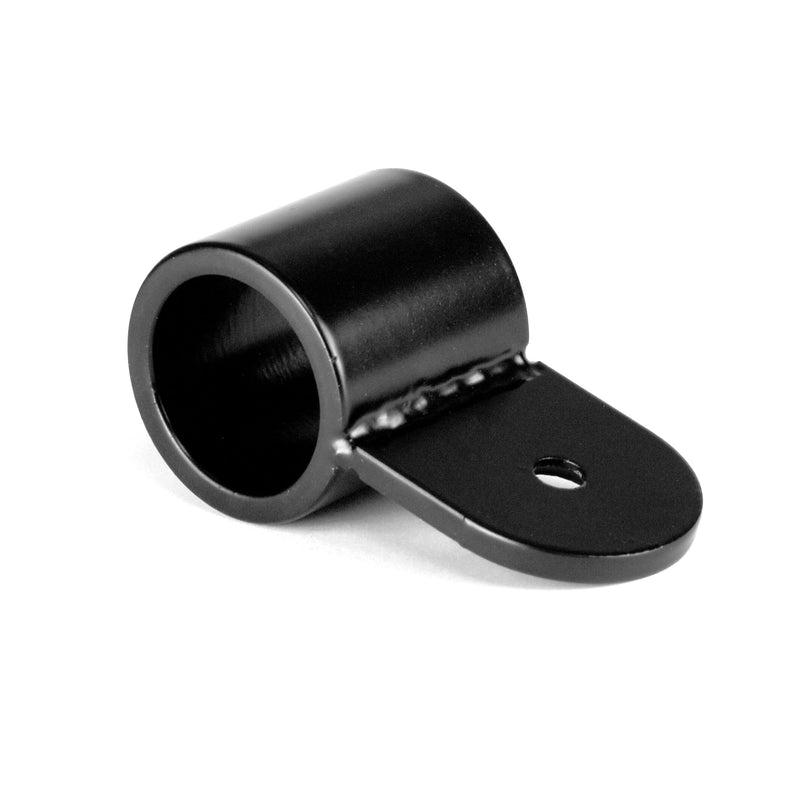 MyTube koppelstuk 25mm zwart plaatbevestiging enkel (2 stuks)-MAC LEAN PRODUCTS (bouwen)-Bouwhof shop
