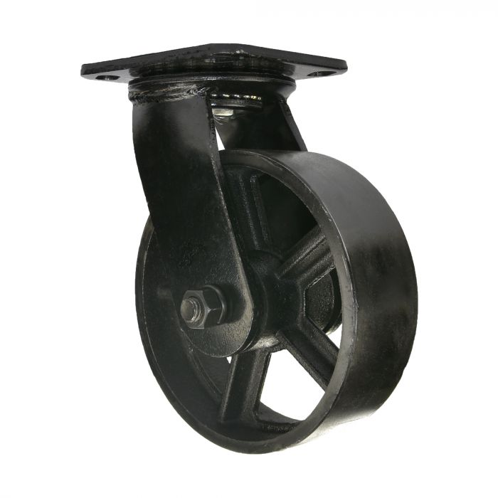 Mytube Zwenkwiel zwart gietijzer los 150mm/ laadcap. 280KG-MAC LEAN PRODUCTS (bouwen)-Bouwhof shop