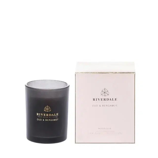 Riverdale Boutique Geurkaars in pot Oud & Bergamot 10 cm roze-Riverdale-Bouwhof shop