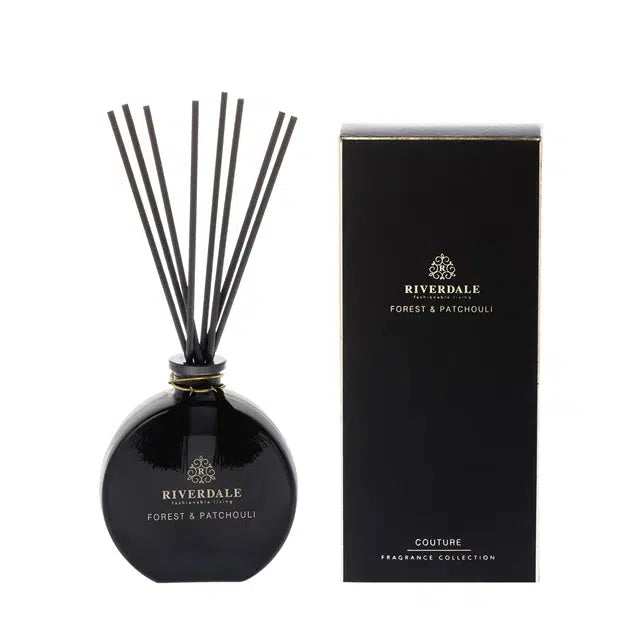 Riverdale Boutique Geurstokjes Forest & Patchouli 90ml zwart-Riverdale-Bouwhof shop