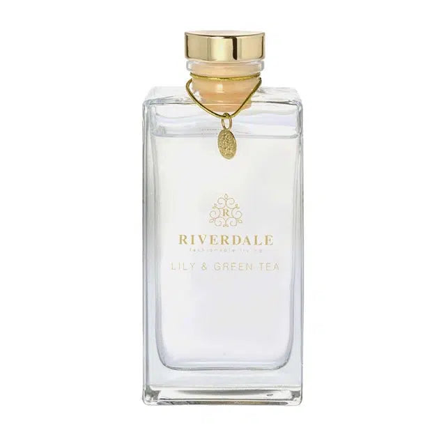 Riverdale Boutique Geurstokjes Lily & Green Tea 140ml grijs-Riverdale-Bouwhof shop