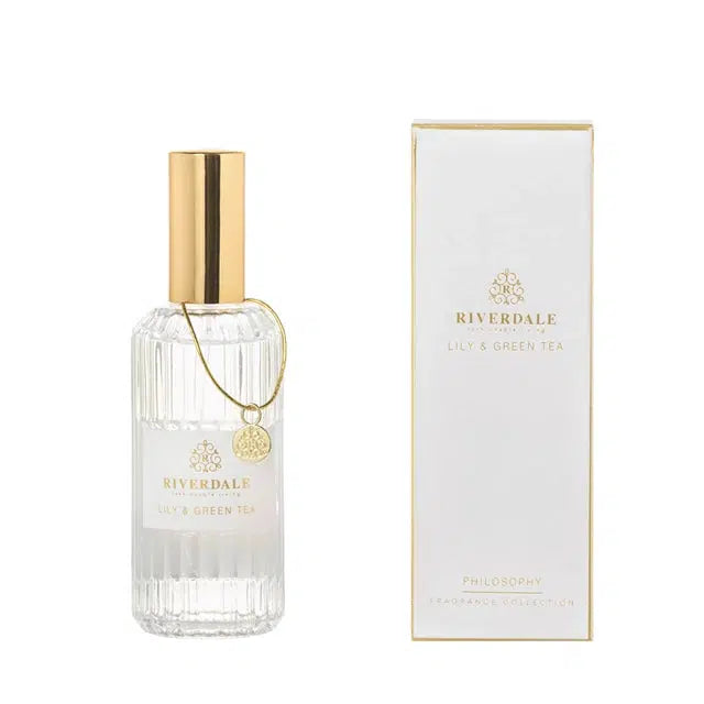 Riverdale Boutique Roomspray Lily & Green Tea 100ml grijs-Riverdale-Bouwhof shop