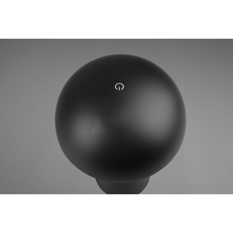 TRIO Reality tafellamp voor buiten, Lennon, oplaadbaar, zwart-TRIO LIGHTING (verlichting)-Bouwhof shop