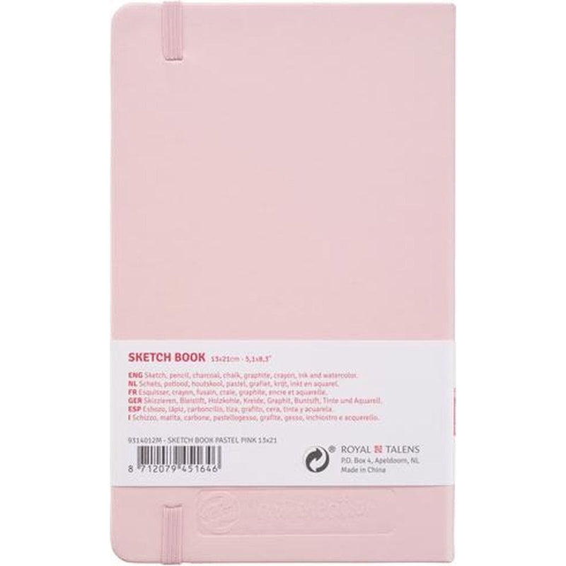 Talens Art Creation Schetsboek Pastel Pink 13 x 21 cm. 140 g. 80 pagina's-KONINKLIJKE TALENS B.V.-Bouwhof shop (7001161269424)