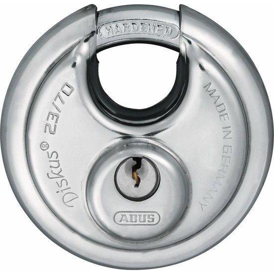 Abus Hangslot Discus gelijksluitend 23 70mm (2 stuks)-NAUTA-Bouwhof shop (6657269858480)