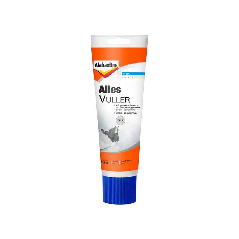 ALABASTINE ALLESVULLER GRIJS 330GR-AKZO NOBEL COATINGS (verf & behang)-Bouwhof shop (6141396910256)