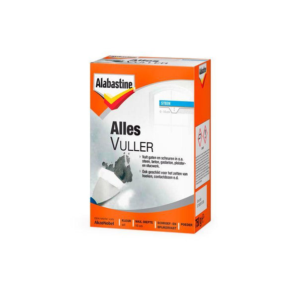 ALABASTINE ALLESVULLER WIT 750GR-AKZO NOBEL COATINGS (verf & behang)-Bouwhof shop (6143409291440)