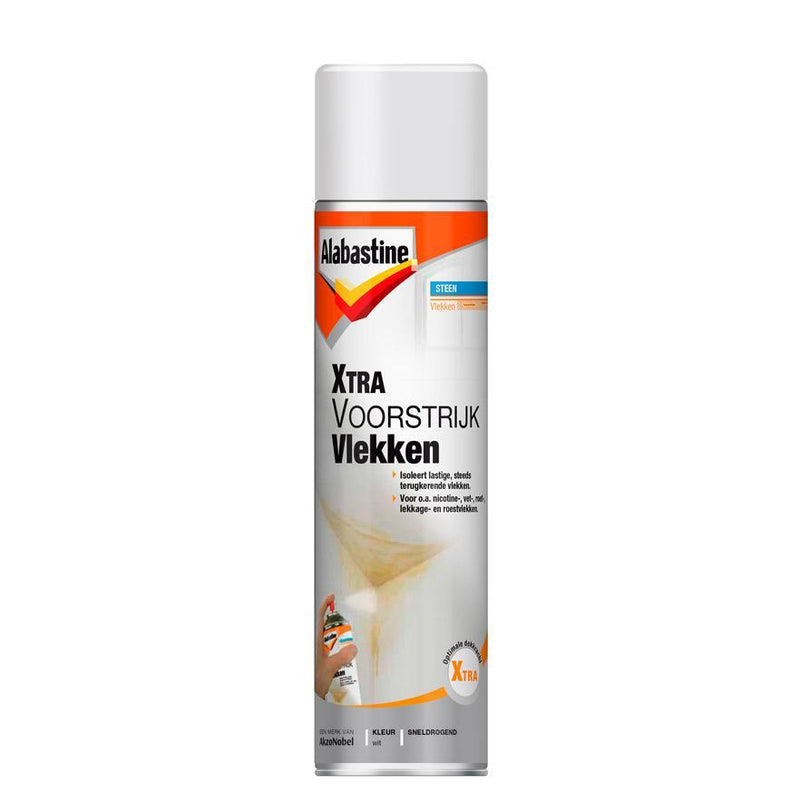 ALABASTINE EXTRA VOORSTRIJK VLEKKEN 500ML/SPUITBUS-AKZO NOBEL COATINGS (verf & behang)-Bouwhof shop (6169033015472)