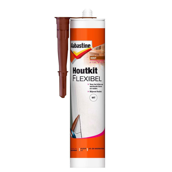 ALABASTINE HOUTKIT FLEXIBEL WIT 300ML-AKZO NOBEL COATINGS (verf & behang)-Bouwhof shop (6169032589488)