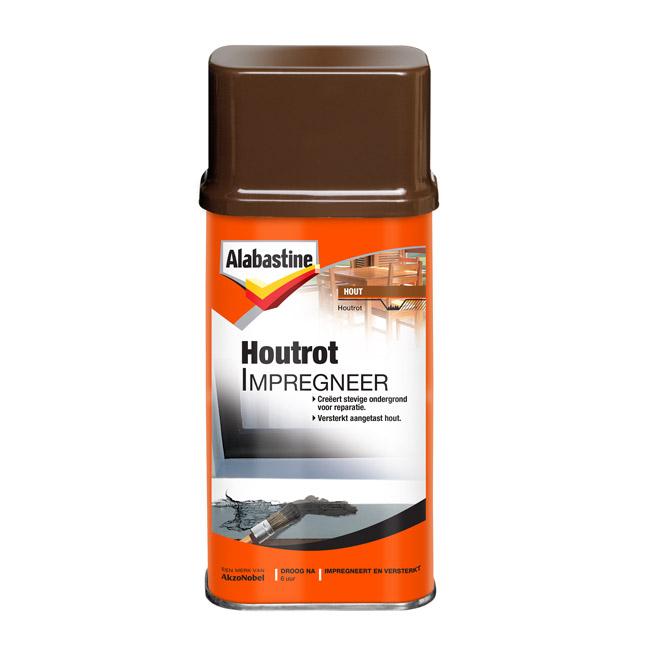 ALABASTINE HOUTROT IMPREGNEER 250ML-AKZO NOBEL COATINGS (verf & behang)-Bouwhof shop (6141396975792)