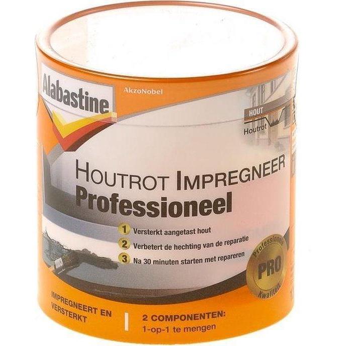 ALABASTINE HOUTROTVULLER IMPREGNEER 120ML-AKZO NOBEL COATINGS (verf & behang)-Bouwhof shop (6169032360112)