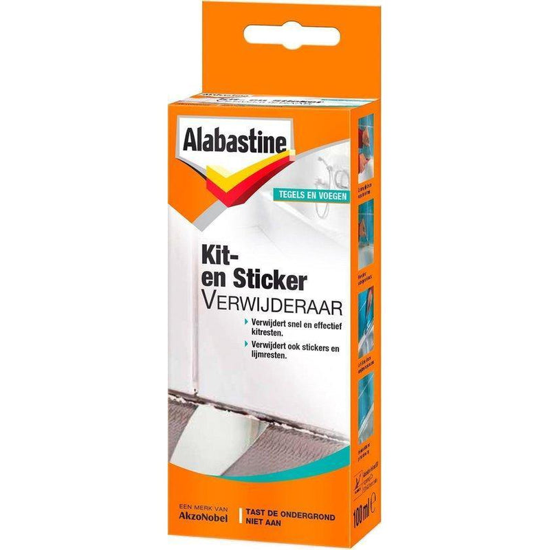 ALABASTINE KIT&STICKER VERWIJDERAAR 100ML-AKZO NOBEL COATINGS (verf & behang)-Bouwhof shop (6606364541104)