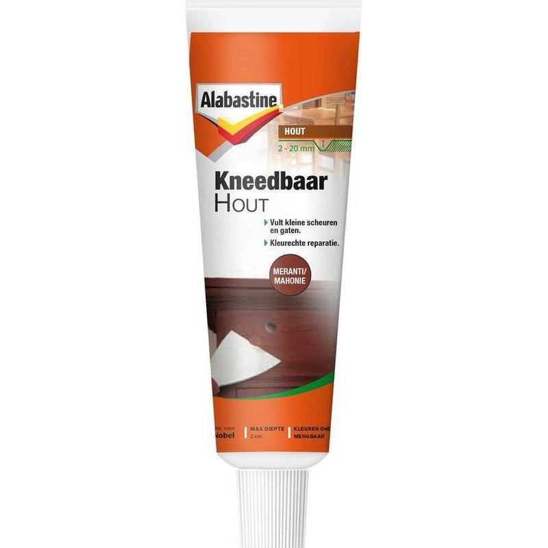 ALABASTINE KNEEDBAAR HOUT MERANTI/MAHONI 75GR-AKZO NOBEL COATINGS (verf & behang)-Bouwhof shop (6535791771824)