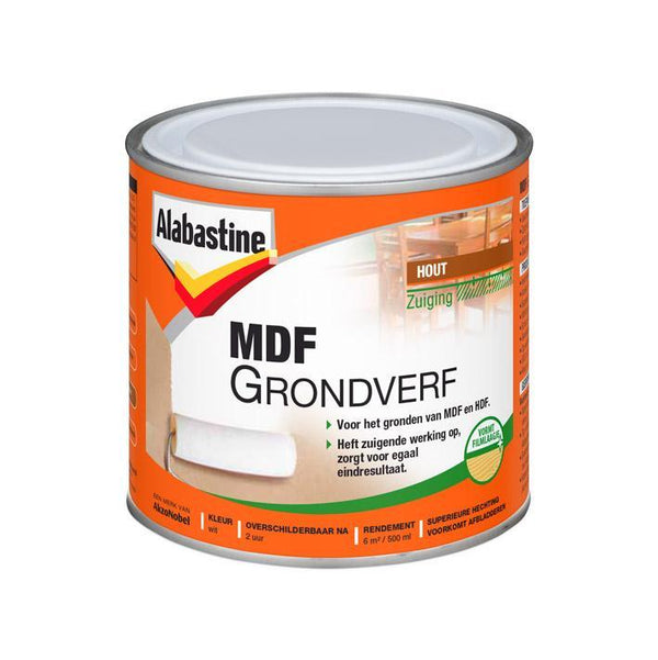 ALABASTINE MDF 2IN1 GRONDVERF 500ML-AKZO NOBEL COATINGS (verf & behang)-Bouwhof shop (6169031737520)