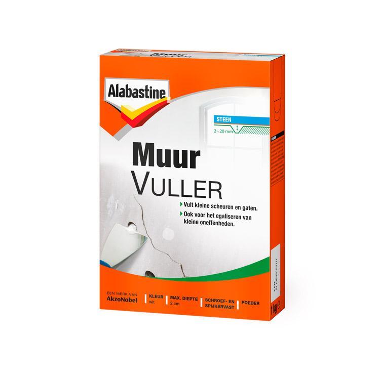 ALABASTINE MUUR VULLER 1KG-AKZO NOBEL COATINGS (verf & behang)-Bouwhof shop (6169031671984)