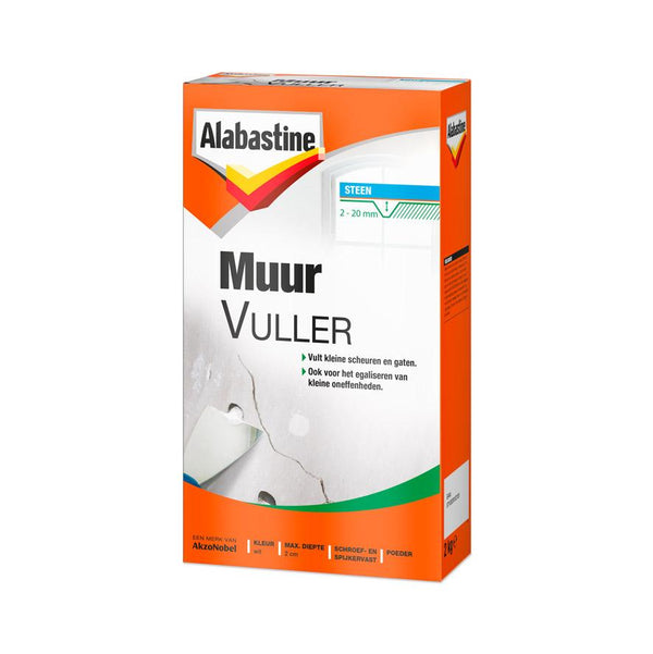 ALABASTINE MUURVULLER 2KG-AKZO NOBEL COATINGS (verf & behang)-Bouwhof shop (6169031606448)