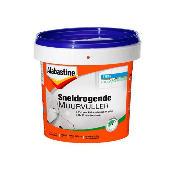 ALABASTINE SNELDROGENDE MUURVULLER 1KG-AKZO NOBEL COATINGS (verf & behang)-Bouwhof shop (6169030983856)