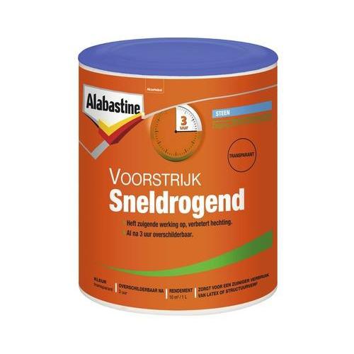 ALABASTINE SNELDROGENDE VOORSTRIJK 1LTR-AKZO NOBEL COATINGS (verf & behang)-Bouwhof shop (6586001653936)