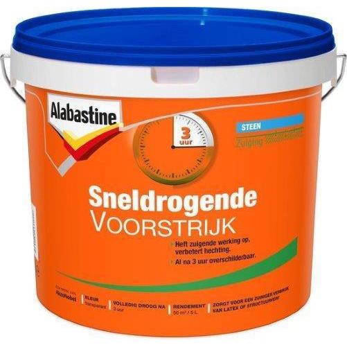 ALABASTINE SNELDROGENDE VOORSTRIJK 5 LITER Default Title (6135161815216)