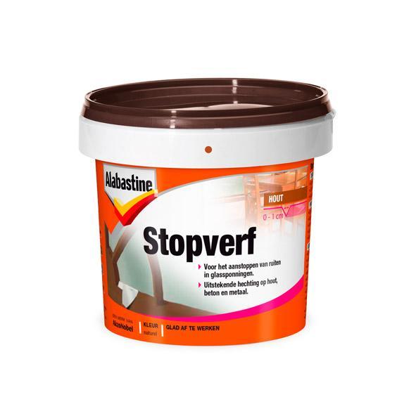 ALABASTINE STOPVERF NATUREL 1KG-AKZO NOBEL COATINGS (verf & behang)-Bouwhof shop (6169030787248)