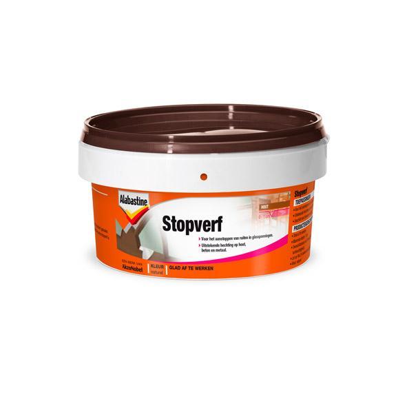 ALABASTINE STOPVERF NATUREL 500GR-AKZO NOBEL COATINGS (verf & behang)-Bouwhof shop (6169030721712)