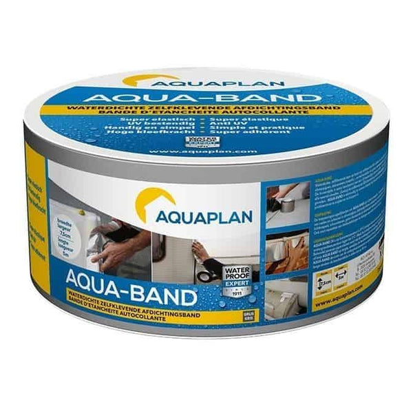 Aquaplan Aqua-Band grijs 10 meter x 15 cm.-MARTENS KUNSTST. (bouwen)-Bouwhof shop
