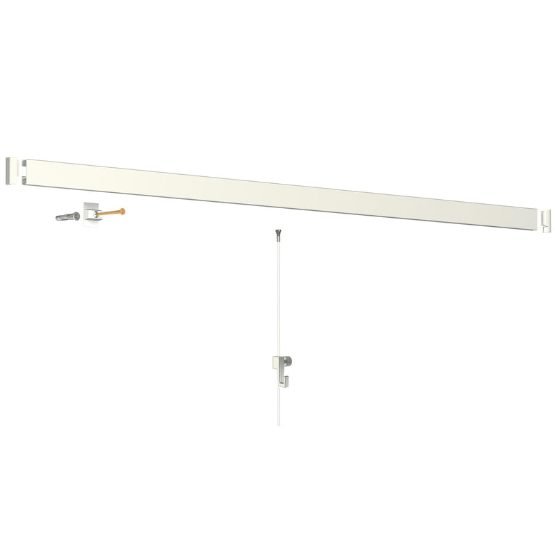 Artiteq PHS click rail compleet wit 600cm 3pp-SCHADEBO [BO]-Bouwhof shop (6657229455536)