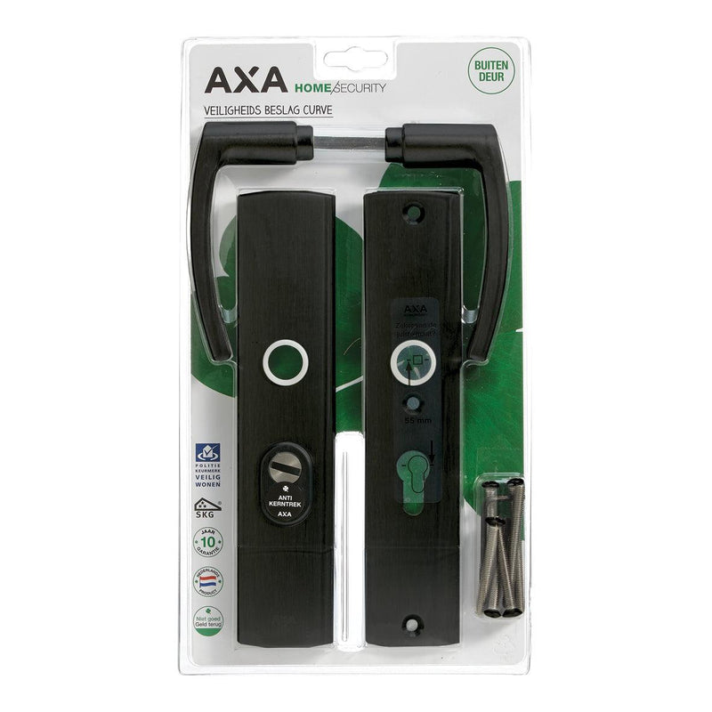Axa veiligheidsbeslag Curve SKG3 zwart PC55-NAUTA-Bouwhof shop
