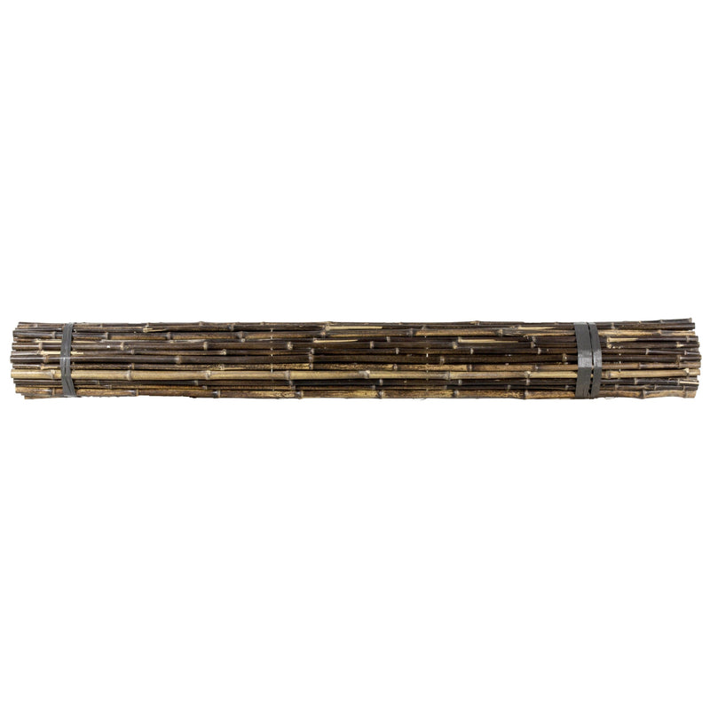 Bamboescherm op rol 180x180 cm. zwart-WOODVISION [BO]-Bouwhof shop