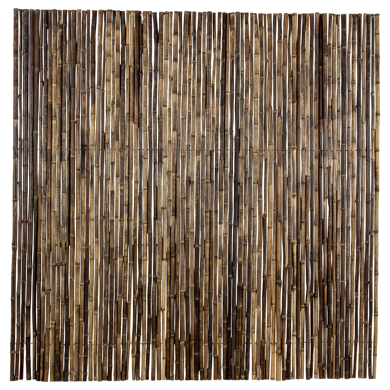 Bamboescherm op rol 180x180 cm. zwart-WOODVISION [BO]-Bouwhof shop